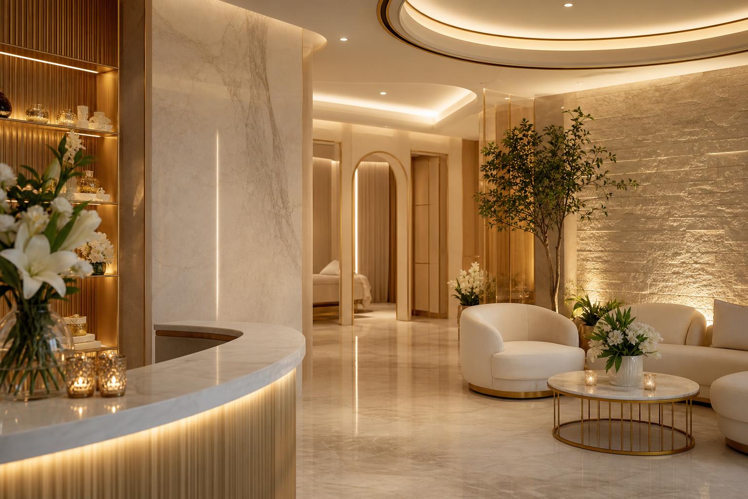 Sala de tratamento luxuosa